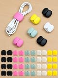 Multi-Pack Cable Storage and Organizer Clips | Versatile Wire and Charging Cable Management for Travel, Desk, and Home | Secure and Tidy Data Cable Holders (10)