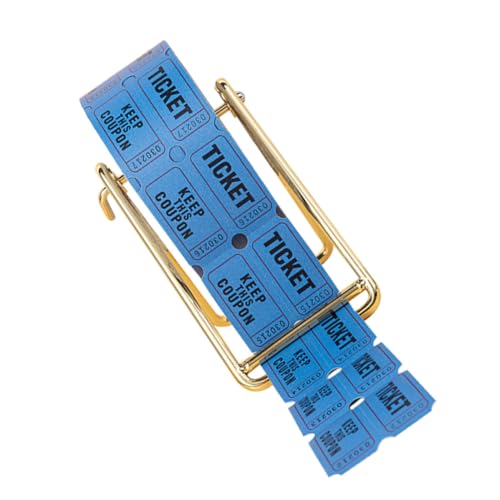 Billets de tombola qualitatifs Solustre, 1000 tickets colorés et support doré