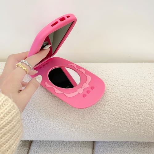 Coque iPhone 15 Pro Max antichoc silicone 3D miroir rétro - 3
