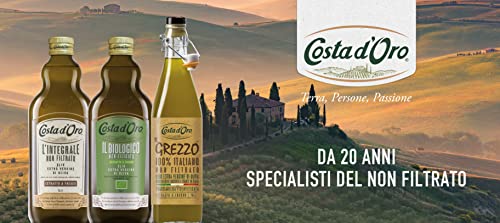 Azeite de Oliva Italiano Costa D'Oro Extra Virgem Não Filtrado 1000ml