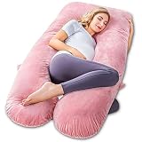 Meiz Pregnancy Pillows, U Shaped Pregnancy Pillows for Sleeping, Full Body Maternity Pillow for Preg