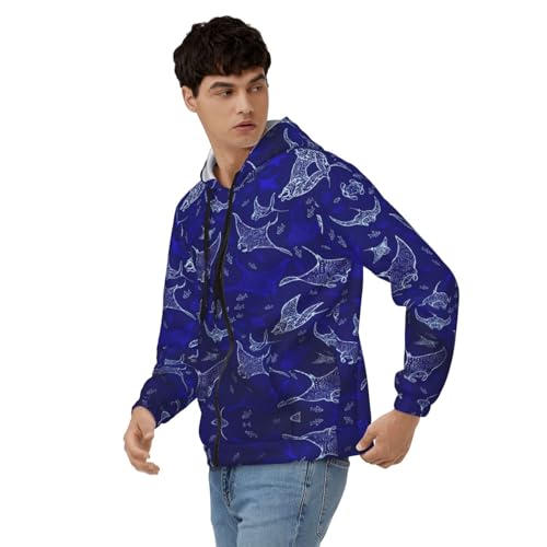 Veste à capuche thermique pour vos sorties sweat zippé ample mer