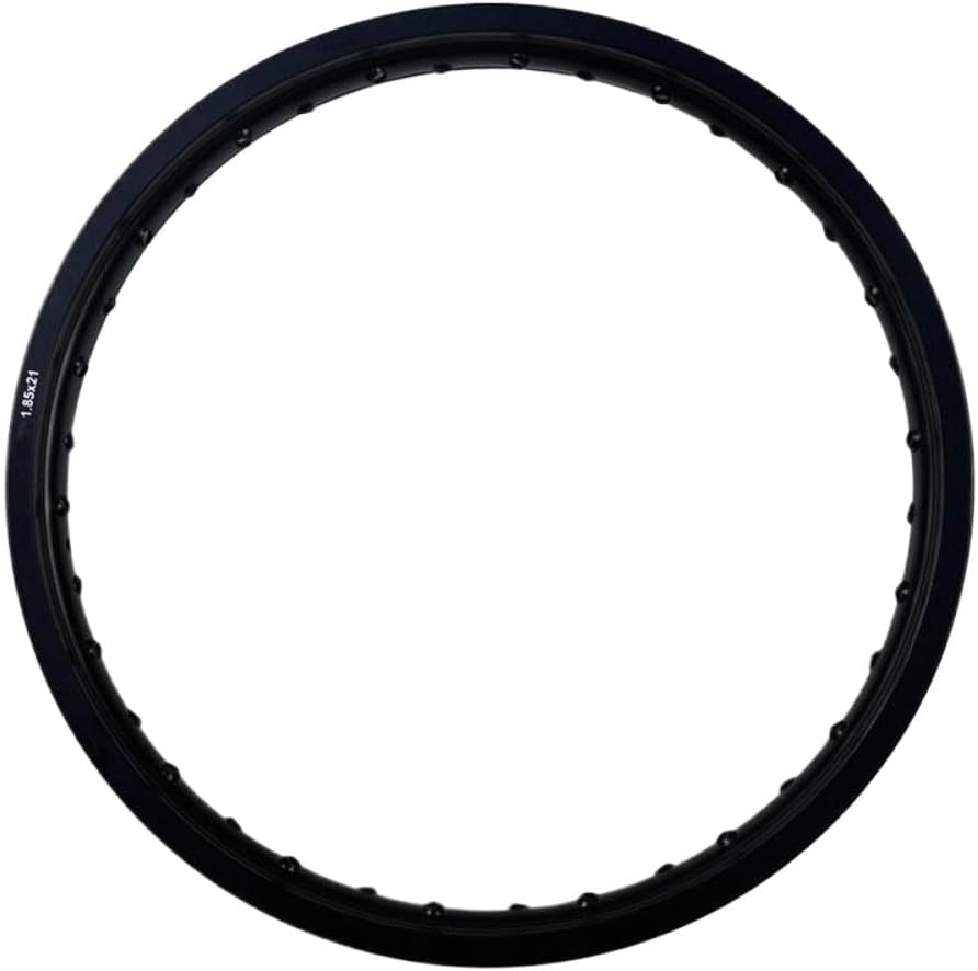Motorcycle Wheel Rim 1.85x21 1.85 21 Inch Black Silver 36 Spokes Holes 6061 Aluminum(1 Pc Black)