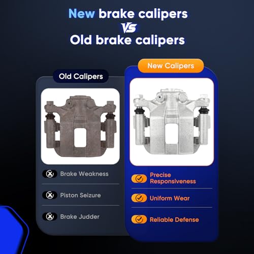 Image of ECCPP 19B6696 Rear Left Disc Brake Caliper Assembly