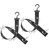 BESPORTBLE Tragbarer Wäscheständer mit Haken zum Aufhängen Robuster Aufhängegurt für Hockeyausrüstung und Outdoor Sport Vielseitiger Trockenorganisator für Sport und Camping (2 Stück)