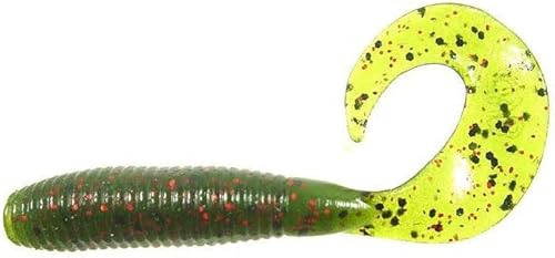 Miniatura 5 de Yamamoto 5" Single Tail Grub Soft Plastic Fishing Angling Swimbait Lures with Tail-Curling Action - 20 Pack