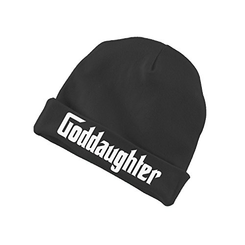 Decal Serpent Goddaughter Parody Funny Baby Beanie Cotton Cap Hat - Black