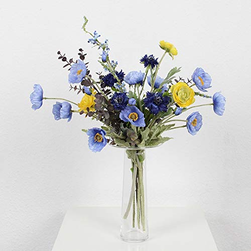 Flores artificiales decorativas para mesas de boda y centro de oficina 3