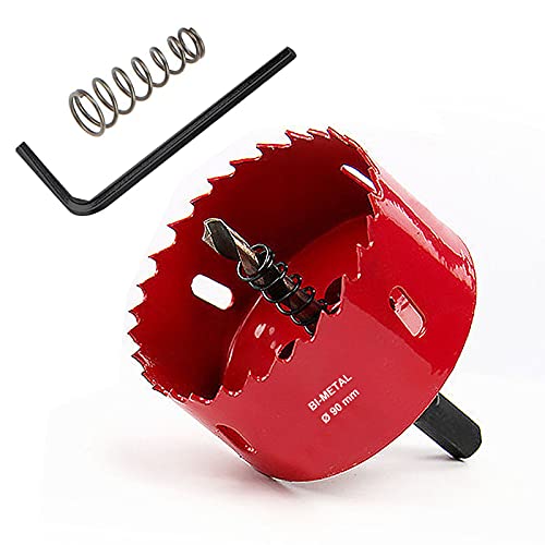SagaSave 90mm HSS Bi-Metal Hole Saw with Corn Hole Drilling Cutter