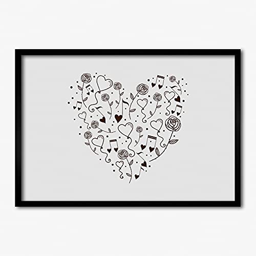 Cadre photo 70x50 cm Tulup grand format pour affiche affiche tableau peinture bois MDF