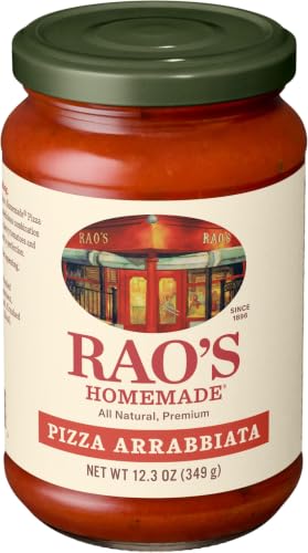Image of Rao's Homemade Arrabbiata Pizza Sauce Made with Italian Tomatoes, 12.3 oz (Pack of 6)