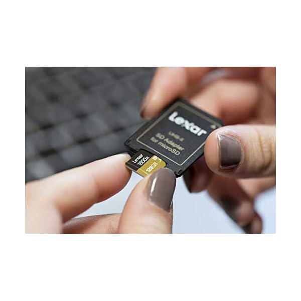 Lexar LSDMI128CRBEU1800R Professional Class 10 1800x Micro SDHC UHS-II Speicherkarte mit USB-Kartenleser, 128 GB – Bild 6