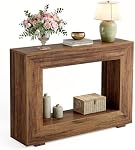 LITTLE TREE 47 Inches Console Table, Sofa Table with Storage, Modern Entryway Furniture for Hallway, Narrow Long Entryway Table for Living Room, Brown