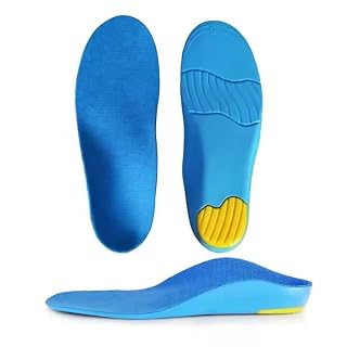 Breathable Comfort Shoe Inserts | Lightweight Cushion Sole with Stable Fit | Flexible Foot Support Insoles for Sports, Office, Walking & Daily Shoes