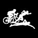Owenqian Personalisiert Auto Aufkleber, 13cm x 8cm lustiger Triathlon Sportwagen Aufkleber Aufkleber PVC Zubehör