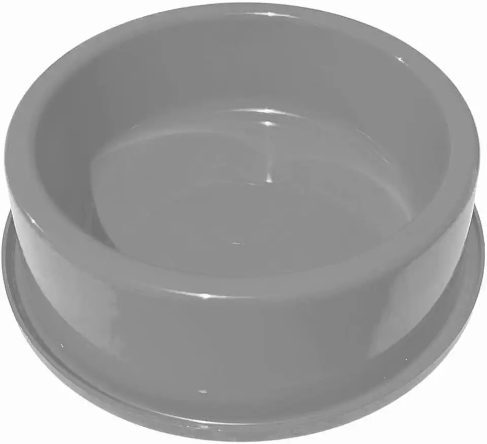 Comedouro Bebedouro Antiformiga para Cães e Gatos, 300ml, Plástico Resistente, BPA Free, Base Estável, Barreira de Água (Cinza)