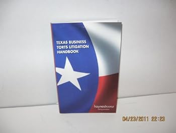 Paperback Texas Business Torts Litigation Handbook Book