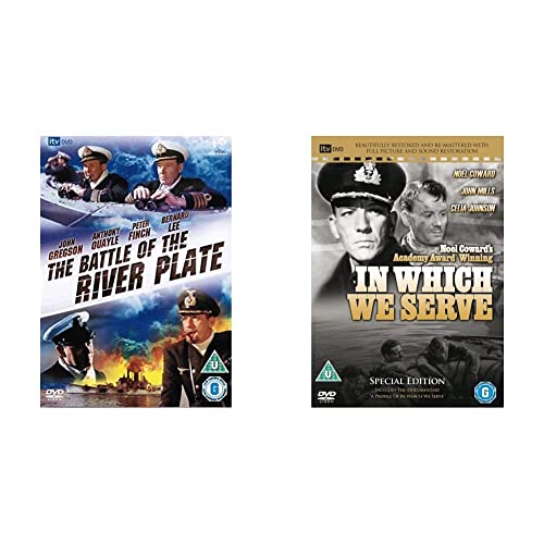 The Battle Of The River Plate [DVD] [1956] & In Which We Serve (Restored Special Edition) [DVD] [1942]