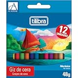 Tilibra - Giz de Cera 12 Cores Académie