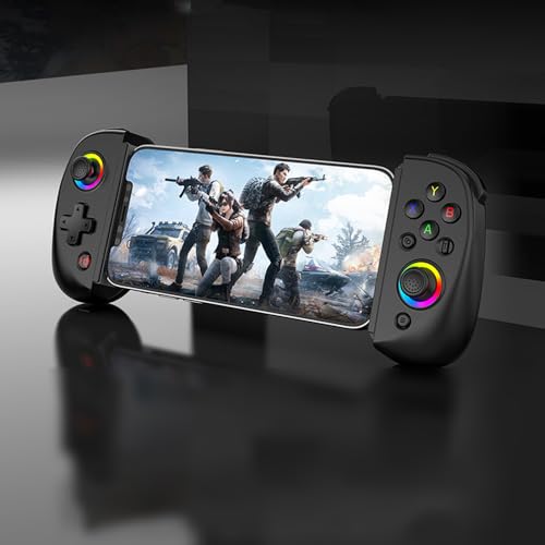 Manette de jeu mobile sans fil Bluetooth extensible avec gâchette Hall
