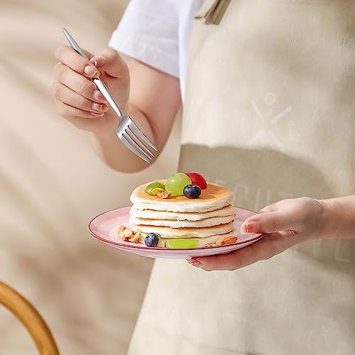 Selamica-Ceramic-Dessert-Plates-Set-of-6-Small-Salad-Plates-6-Inch-Appetizer-Plates-for-Kitchen-Small-Dinner-PlatesDishes-for-Cake-Snacks-Side-Dish-Microwave-Dishwasher-Safe-Gradient-Color Selamica Ceramic Dessert Plates Set of 6 Small Salad Plates 6 Inch Appetizer Plates for Kitchen Small Dinner PlatesDishes for Cake Snacks Side Dish Microwave Dishwasher Safe Gradient Color