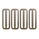 Toygogo 4X Scuba Divers 316 Stainless Steel Weight Belt Keeper Equipment 2 Inch