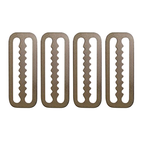 Toygogo 4X Scuba Divers 316 Stainless Steel Weight Belt Keeper Equipment 2 Inch