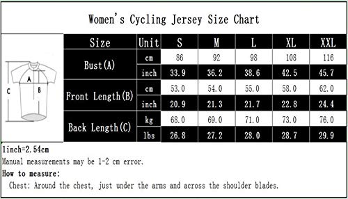 Cycling Jersey Women's Bicycle Tops Breathable Shirt Mountain Clothing Bike Top MTB Road Jersey Short Sleeve Summer Multi XL - Image 3