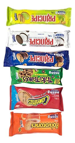 Vista 2 de Marinela Paquete de galletas Principe Chocolate / Chocolate Blanco / Limón, Triki-Trakes, Polvorones y Canelitas