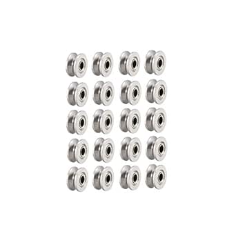 Sourcing Map LFR5204-16 KDD U-Groove Ball Bearing 20x52x20.6mm Guide - View #3