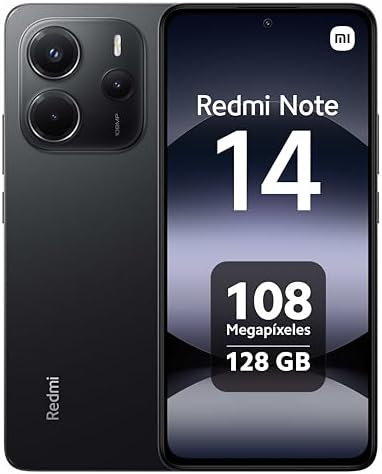 XIAOMI Redmi Note 14 Teléfono Inteligente, 8GB RAM 128GB, Pantall...