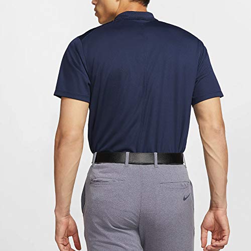 Nike Men's Nike Dri-fit Victory Polo, Obsidian/White, Medium4
