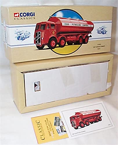 Image of corgi classics ERF V 8 Wheel Elliptical Tanker ESS0 Petrol Lorry 1:50 scale limited edition diecast model