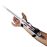 MEIJUAN Beiman Attentäter Xiujian 4. Generation Black Flag Xiujian Pull Rope Gerade Jumper Steuern Kann Eject Cosplay Waffe Props