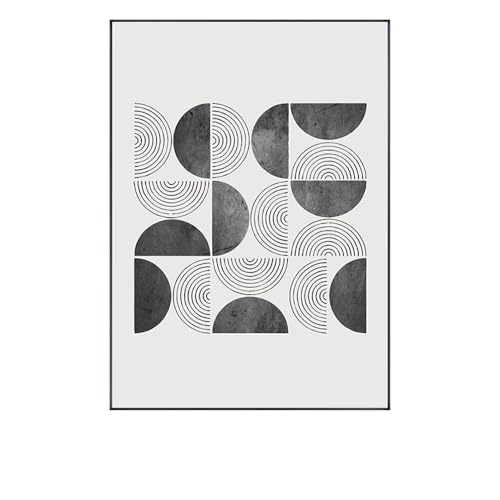 Lignes Géométriques Abstraites Affiches Impressions pour Mur Blanc