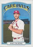 2021 TOPPS HERITAGE HIGH NUMBER #554 PAUL DEJONG CARDINALS BASEBALL MLB