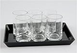 Juego de 7 piezas. Vidrio EKB Amus-Set 7tlg. Glas