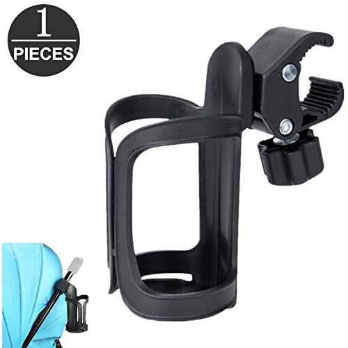 AumoToo Kinderwagen Getränkehalter, Universal 360 Grad Rotation Getränk Fahrrad Flaschenhalter Trinkflasche Käfig Becherhalter für Kinderwagen Buggys, Radfahren Fahrräder und Rollstühle Cover