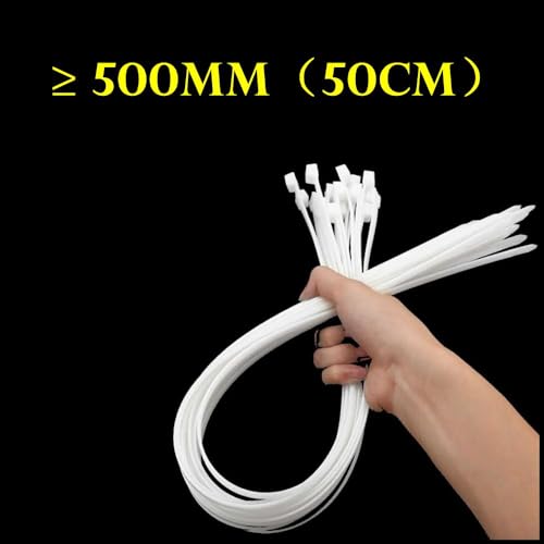 Lien nylon blanc 9mm x 500mm pour fixer solidement les gros faisceaux - 4