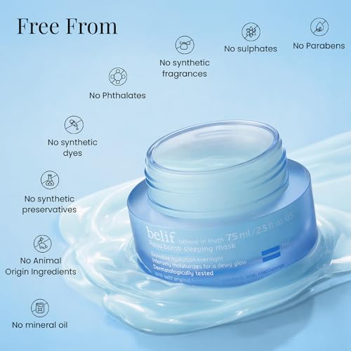 Image of belif aqua bomb sleeping mask 75ml