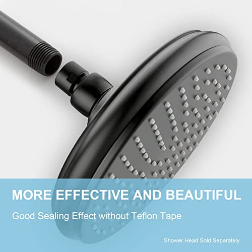Offo Shower Arm With Flange 3 Inches Oil Rubbed Bronze Ceiling Mount Replacement Rain Shower Head Straight Arm Ceiling-Mounted For Fixed Shower Head & High Pressure Rain #TOP1