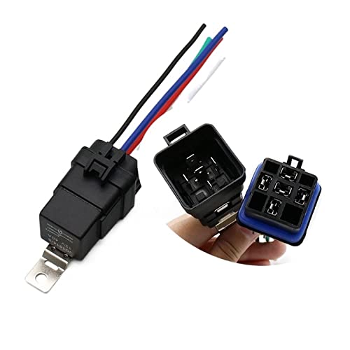 Relé de coche para solucionar fallos eléctricos de 5 pines 12V con cables cortos 3