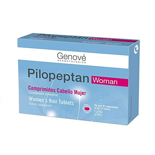 Genove Pilopeptan Woman 30 Tablets. Anti Hair Loss & Hair Regenerator Treatment Skincare Products