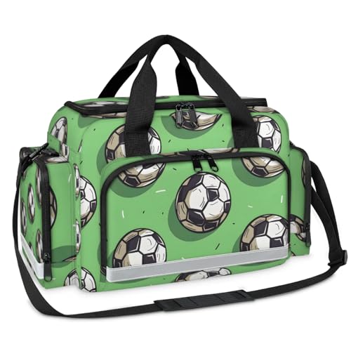 GzLeyigou First Aid Bags Empty, Sports - Footballs Emergency Bag Bright Football First Aid Kit Multiple Compartment Kit Carrier On Call Trauma Bag For Paramedics Emergency Medical Supplies Kit