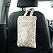 Quilted Baby Wipe Holder Quilted Wipe Pouch Portable Hanging Floral Wet Wipes Bag for Car, Stroller