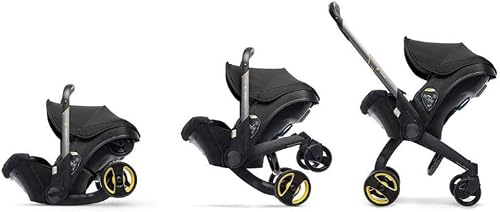 Convertible Infant Car Seat and Stroller Travel System, 5-Point Safety Harness, Birth to 36 Months, Black