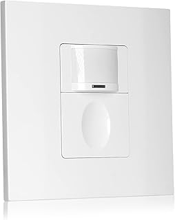 RAYZEEK PIR Motion Sensor Light Switch indoor,110V-265V, Occupancy Sensor,Vacancy Sensor,Manual On-Off all in one Infrared Motion Sensor,Wall mounting,Neutral Wire Required