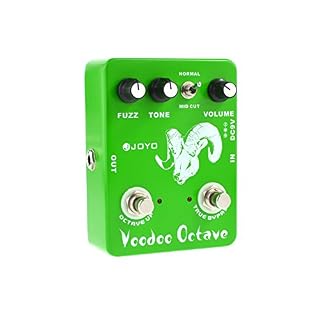 JOYO JF-12 Ultime Octava Fuzz/Octave Pédale avec Distorsion et Octave Guitare Effets Deux en Un - Les Beatles, Paul McCartney, John Lennon, RIngo Starr, George Harrison JOYO JF-12 Ultime Octava Fuzz/Octave Pédale avec Distorsion et Octave Guitare Effets Deux en Un – Image 3