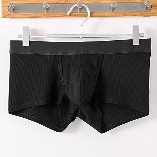 Bragas juveniles para hombre tipo bóxer transpirables con diseño militar negro talla L 3