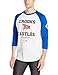Crooks & Castles Men's Knit Baseball Raglan-CRKS Flag